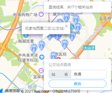 高德地图 JS API—公交线路与站点查询