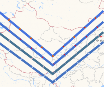高德地图 JS API示例-矢量图形- ›自定义折线方向箭头