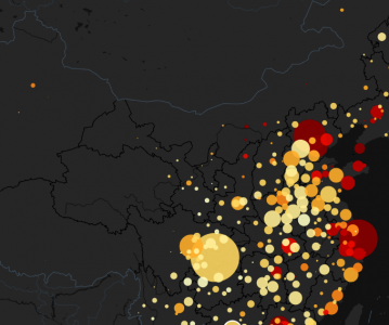 高德地图 LOCA 数据可视化 API 2.0— ›中国城市人口和GDP排行