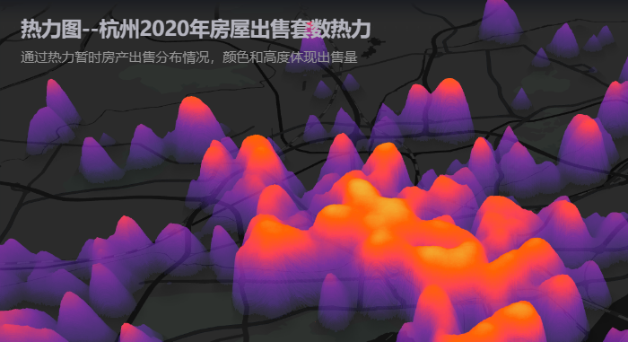 炫码科技-高德地图 LOCA 数据可视化 API 2.0——杭州房屋交易量